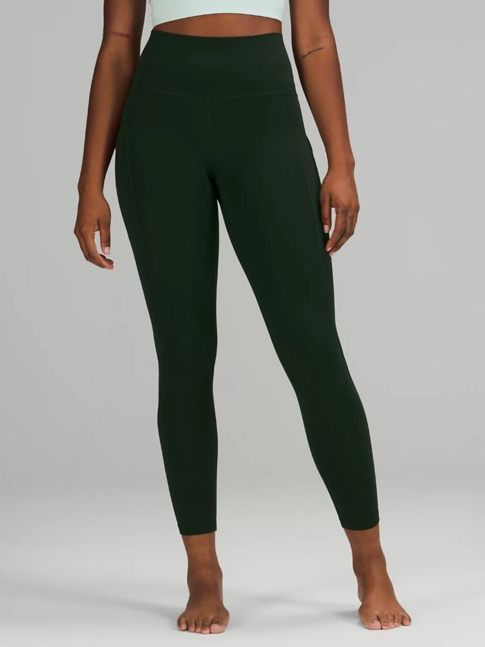 lululemon Align High-Rise Pant with Pockets 25" - Rainforest Green - Size 4